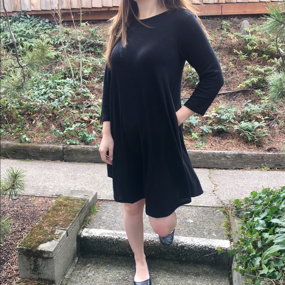 Extra Soft 3/4 sleeve dress with POCKETS!